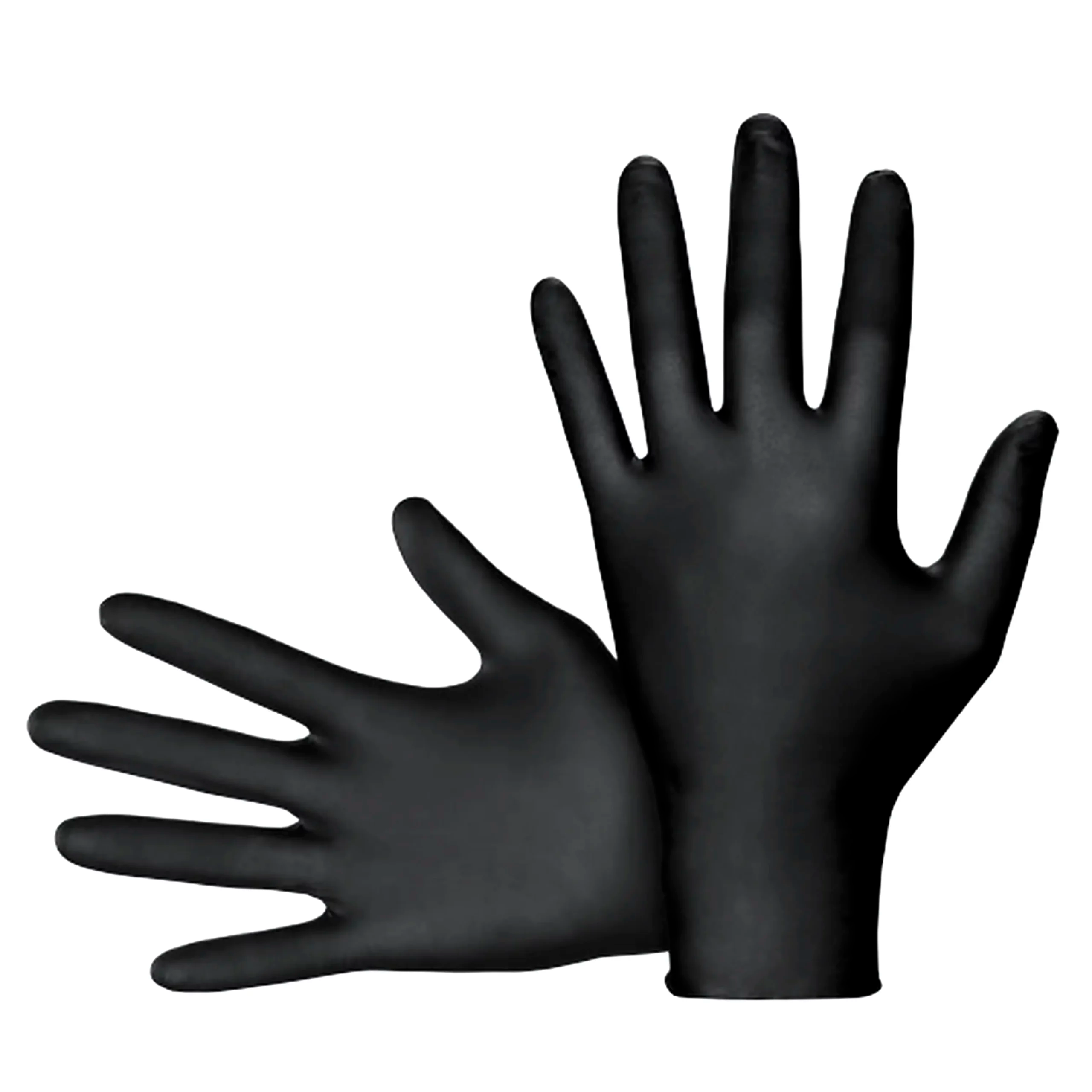 Black Nitrile Gloves (Box Of 100 Gloves)