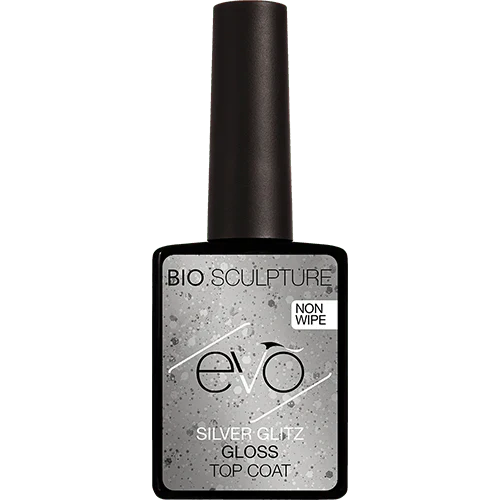 EVO Silver Glitz Gloss Top Coat