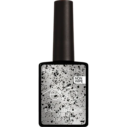 EVO Speckled Black Matte Top Coat