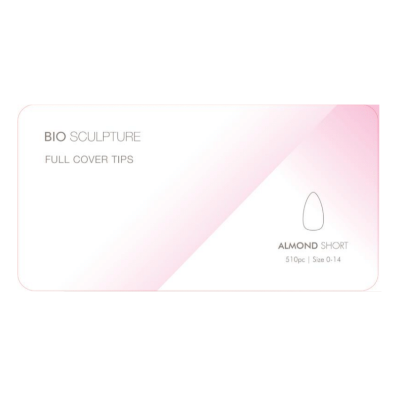 Full Cover Nail Tip - Almond Short (510 Pieces) - Tip Box